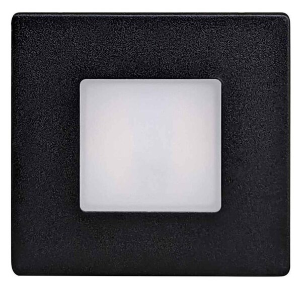LED Venkovní schodišťové svítidlo LED/1,7W/230V 3000/4000/6000K IP54 černá