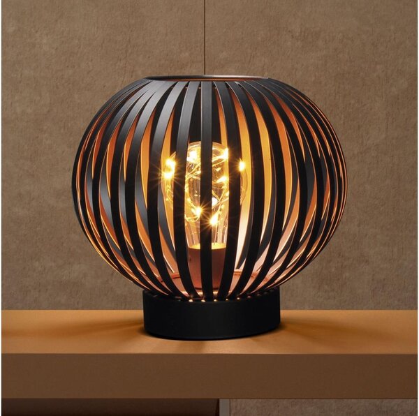 Solight WO3102 - LED Dekorační stolní lampa LED/3xAA černá/měď