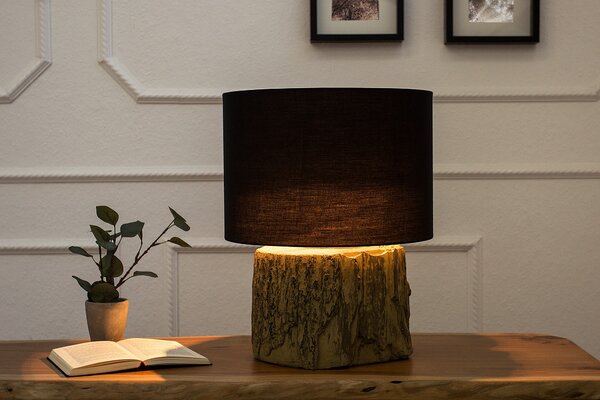 Designová originální stolní lampa Tara 40cm černá