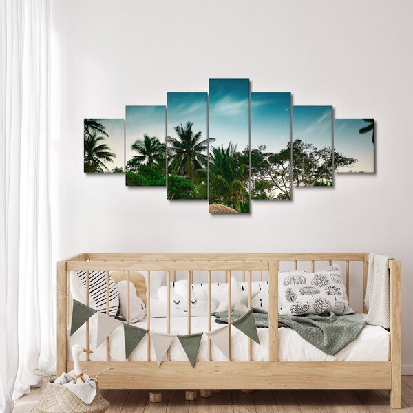 Obraz - palmy (210x100 cm)