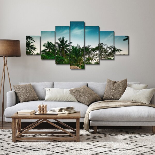 Obraz - palmy (210x100 cm)