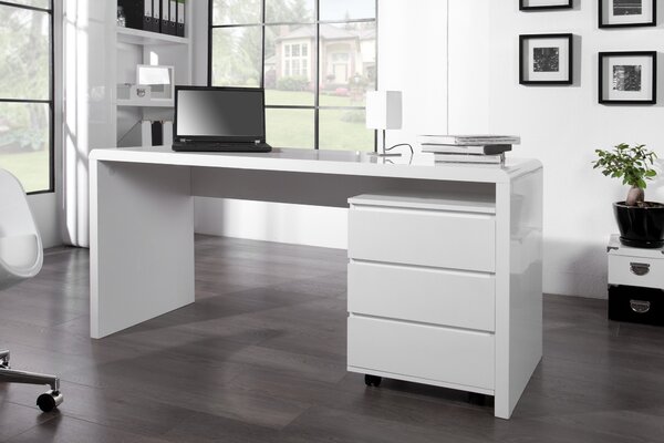 Luxusní moderní designový kancelářský stůl Fast Trade bílý 160cm