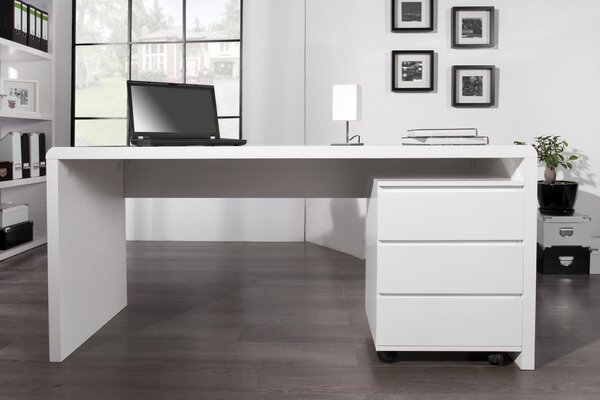Luxusní moderní designový kancelářský stůl Fast Trade bílý 160cm