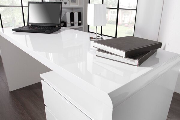 Luxusní moderní designový kancelářský stůl Fast Trade bílý 160cm