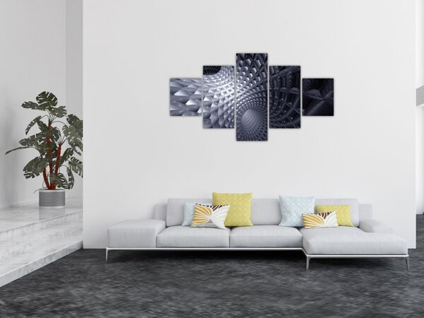 Obraz - Abstrakce 3D (125x70 cm)