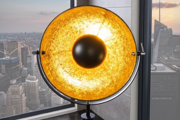 Designová originální stojací lampa Studio 140cm zlatá