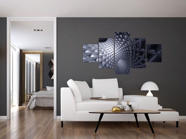 Obraz - Abstrakce 3D (125x70 cm)