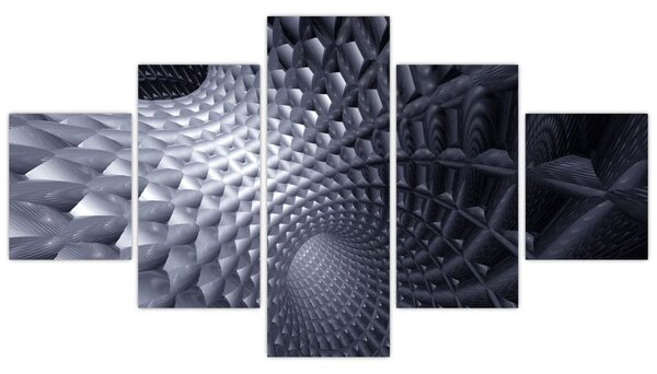 Obraz - Abstrakce 3D (125x70 cm)