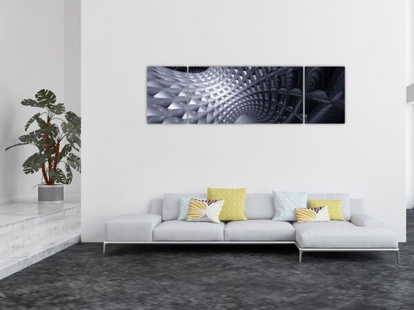 Obraz - Abstrakce 3D (170x50 cm)