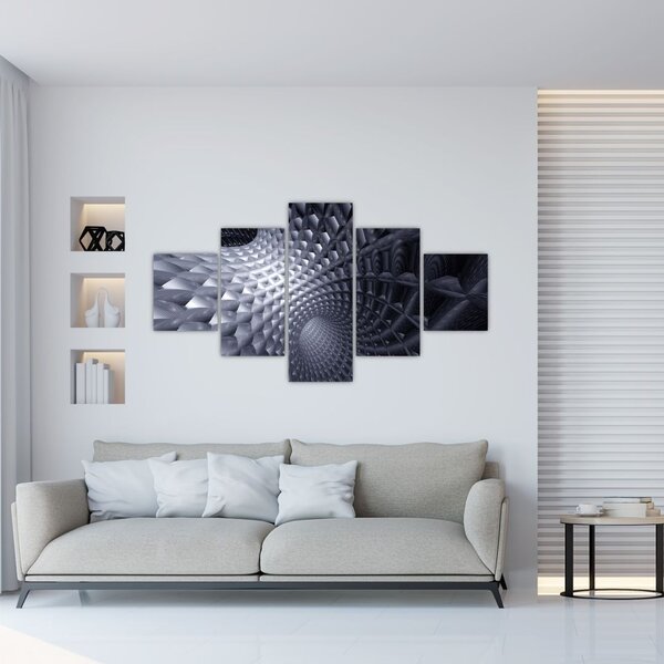 Obraz - Abstrakce 3D (125x70 cm)