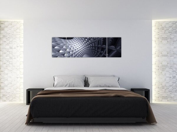 Obraz - Abstrakce 3D (170x50 cm)
