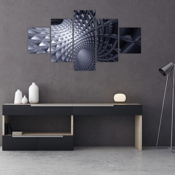 Obraz - Abstrakce 3D (125x70 cm)