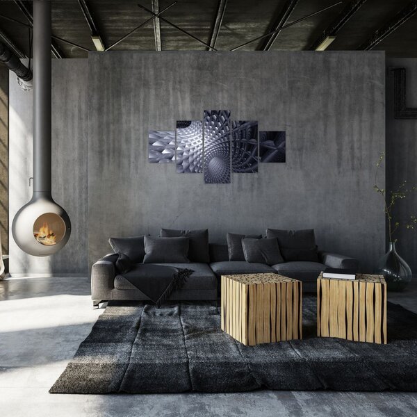 Obraz - Abstrakce 3D (125x70 cm)