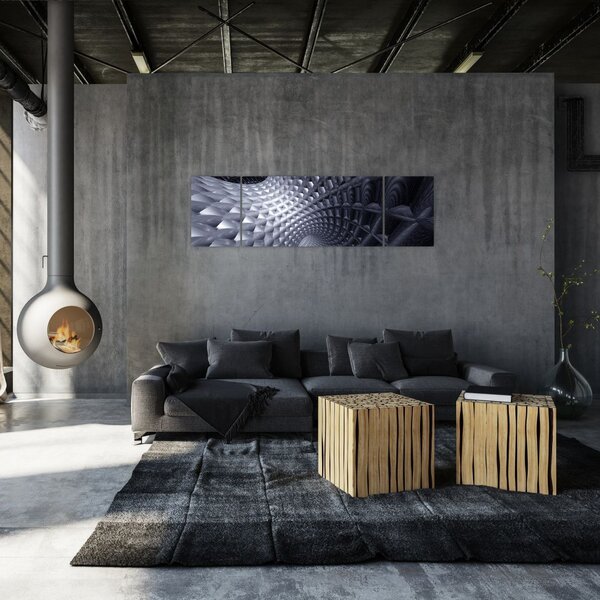 Obraz - Abstrakce 3D (170x50 cm)