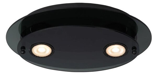 Lucide 79181/02/30 - Stropní svítidlo OKNO 2xGU10/5W/230V černá