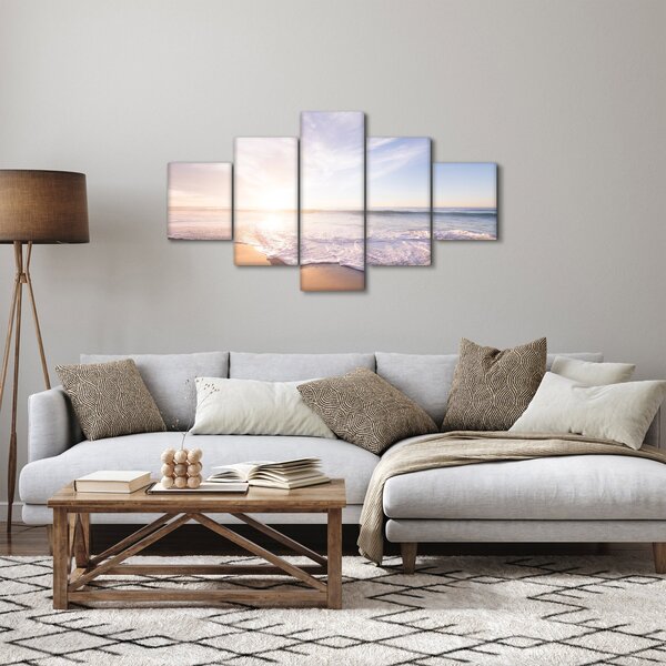 Obraz písečné pláže (125x70 cm)