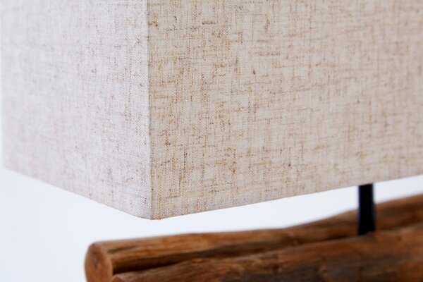 Designová stolní lampa Periferní 40cm béžová