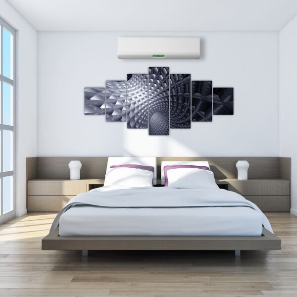 Obraz - Abstrakce 3D (210x100 cm)