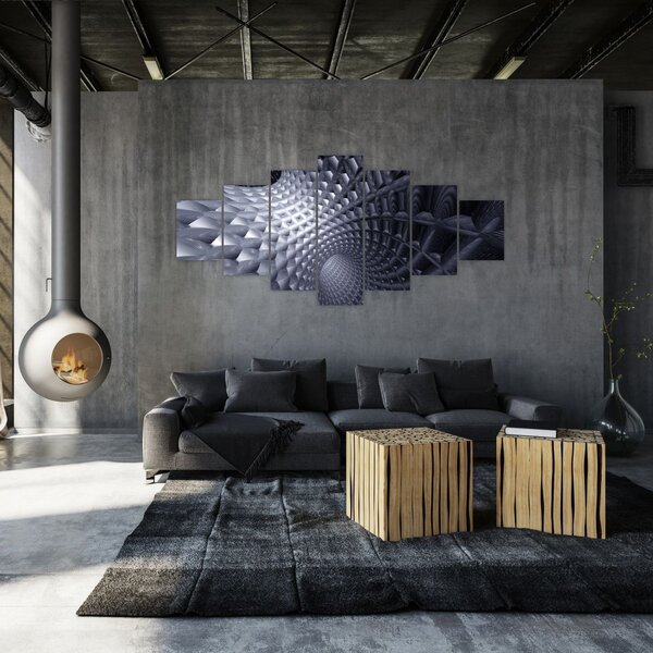 Obraz - Abstrakce 3D (210x100 cm)