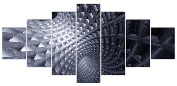 Obraz - Abstrakce 3D (210x100 cm)