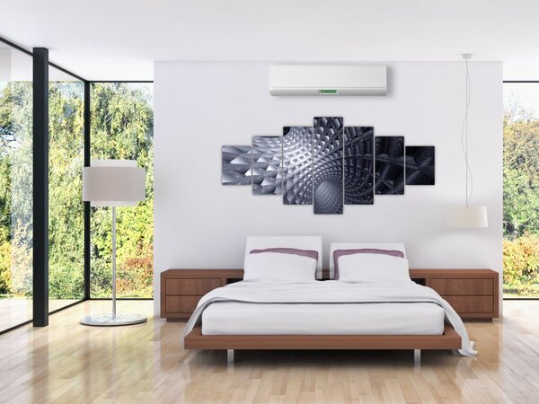 Obraz - Abstrakce 3D (210x100 cm)