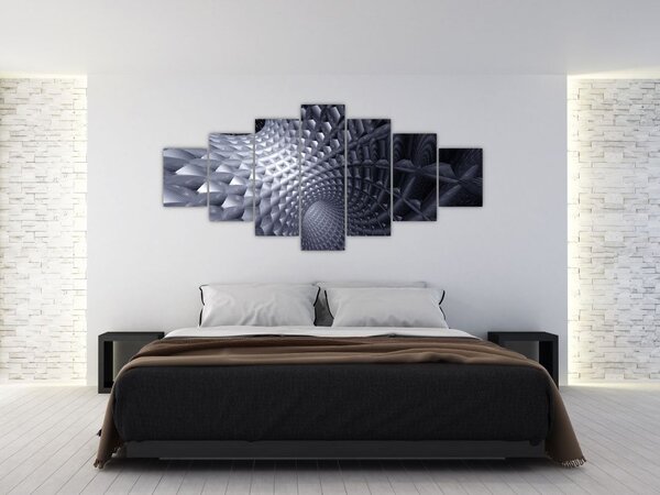 Obraz - Abstrakce 3D (210x100 cm)