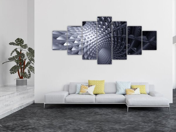 Obraz - Abstrakce 3D (210x100 cm)