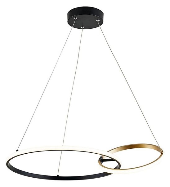 Rabalux 72296 - LED Lustr na lanku EMILION LED/36W/230V černá/zlatá