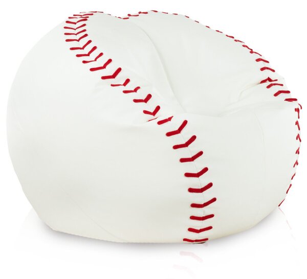 Sedací vak Baseball ekokůže