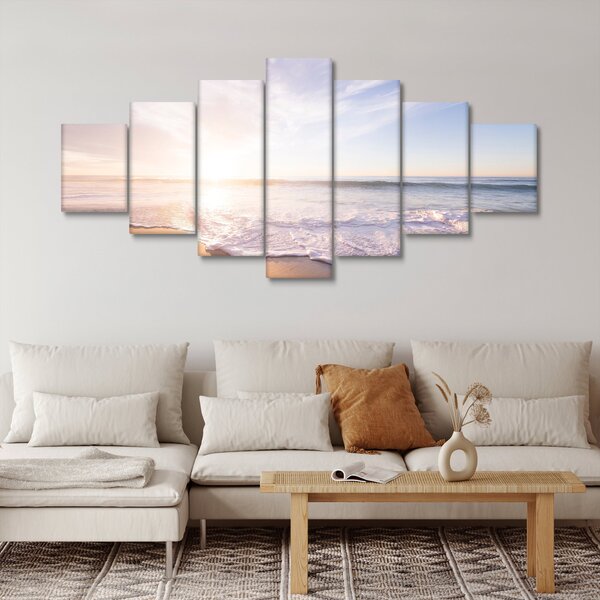 Obraz písečné pláže (210x100 cm)