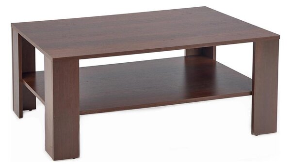 Konferenční stolek KWADRO 110x65 cm tmavý ořech