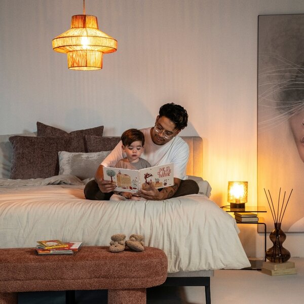 -25 % Dny MOMENTI– By-Boo Skleněná stolní lampa Silon 33 cm