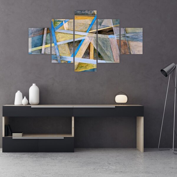 Obraz - Abstrakce (125x70 cm)