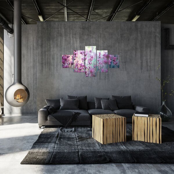 Obraz - Levandule (125x70 cm)