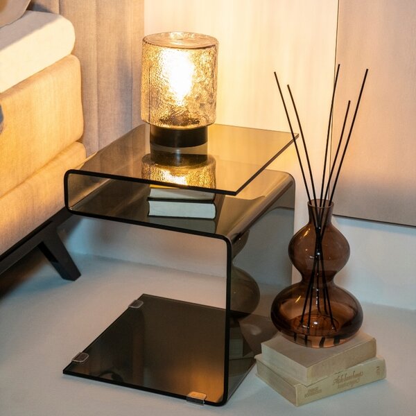 -25 % Dny MOMENTI– By-Boo Skleněná stolní lampa Silon 33 cm