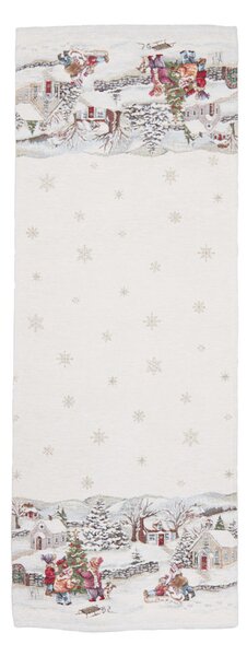 Tegatex Gobelínový ubrus - děti hrající si ve sněhu Velikost: 40*100 cm
