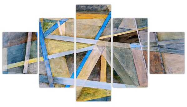 Obraz - Abstrakce (125x70 cm)