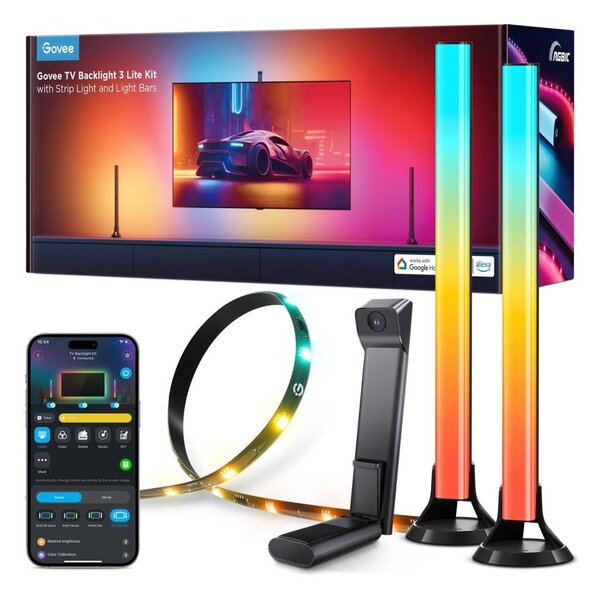 Govee - SADA 2x Backlight TV 55-65" SMART LED podsvícení RGBICW Wi-Fi