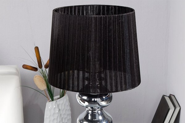 Luxusní moderní stolní lampa Mia černá