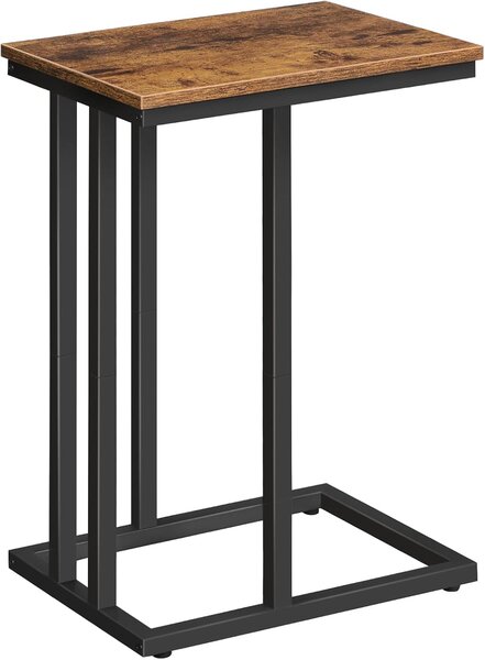 Odkládací stolek Vasagle Malis 38 cm černý/hnědý