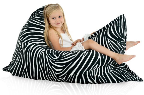 Polštář na sezení Zebra