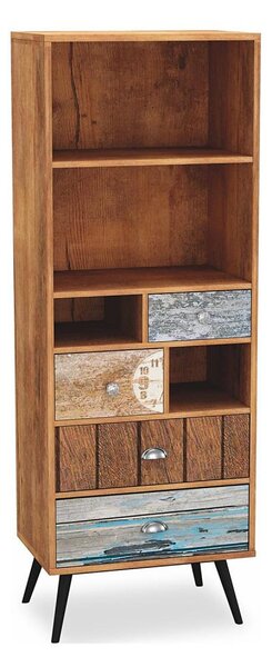 Knihovna MEZO 60x180x29 cm dub wotan