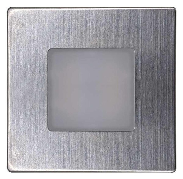 LED Venkovní schodišťové svítidlo LED/1,7W/230V 3000/4000/6000K IP54 chrom