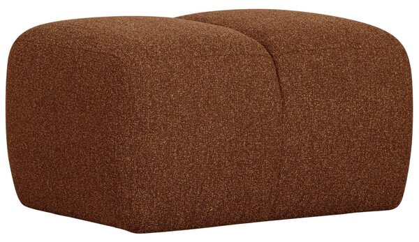 -25 % Dny MOMENTI– WOOOD Cihlově hnědá bouclé podnožka Zuno 80 x 60 cm