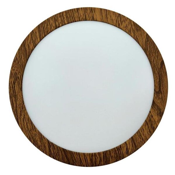 LED Stropní svítidlo RING LED/12W/230V 4200K pr. 16 cm hnědá