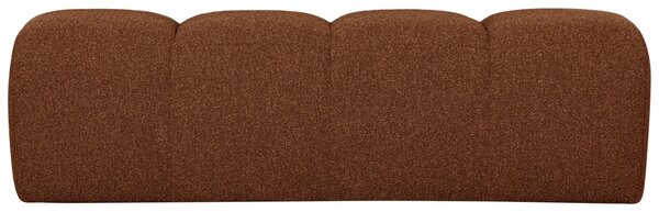 -25 % Dny MOMENTI– WOOOD Cihlově hnědá bouclé lavice Zuno 160 cm