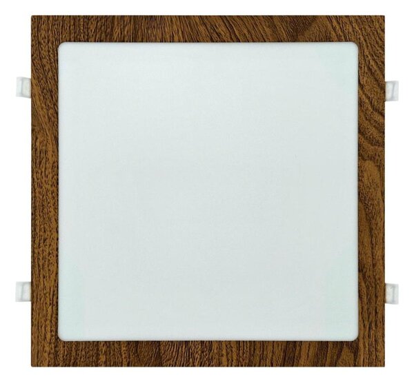 LED Podhledové svítidlo SQUARE LED/24W/230V 4200K 29,2x29,2 cm hnědá