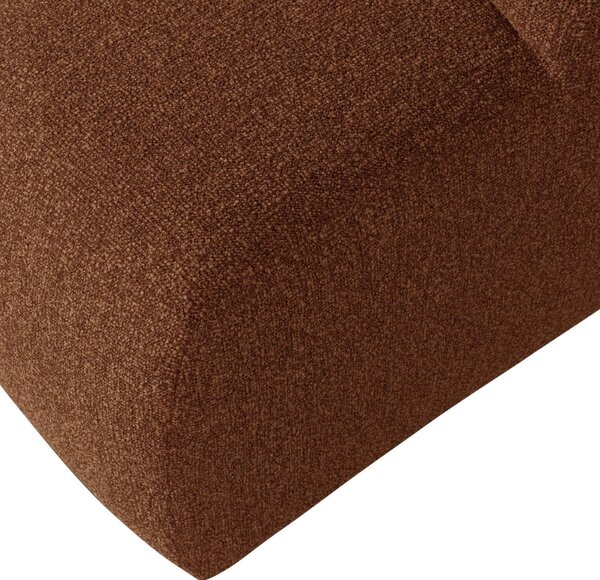 -25 % Dny MOMENTI– WOOOD Cihlově hnědá bouclé podnožka Zuno 80 x 60 cm