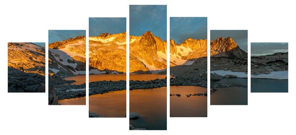 Obraz vysokohorské krajiny (210x100 cm)
