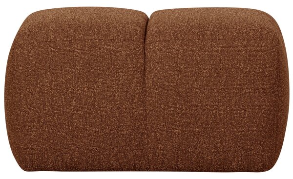 -25 % Dny MOMENTI– WOOOD Cihlově hnědá bouclé podnožka Zuno 80 x 60 cm